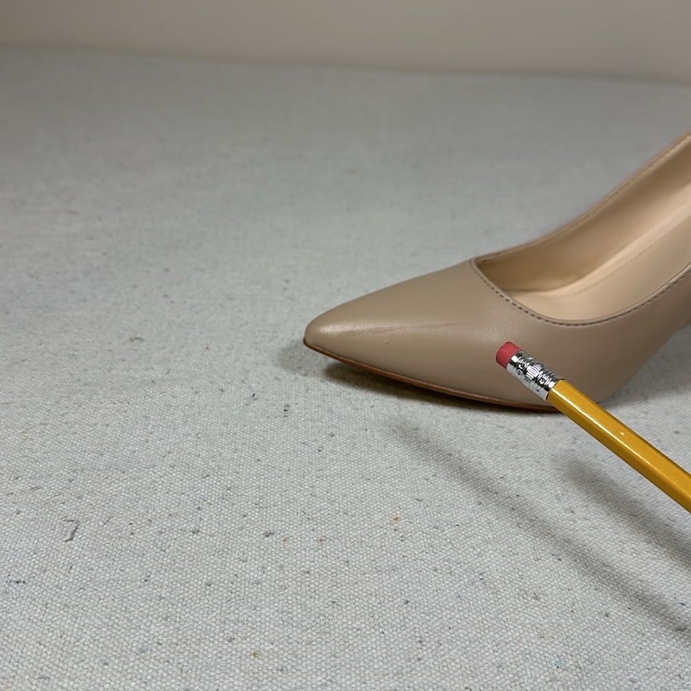 Marc Fisher Nude Block Heel Pumps Size 6.5 - Picture 15 of 15